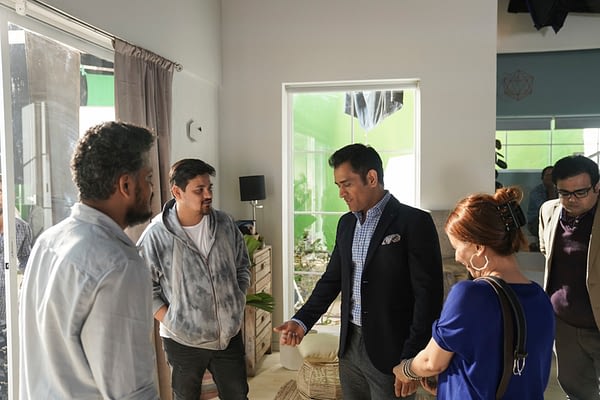 Dhoni with Lucknow Producer